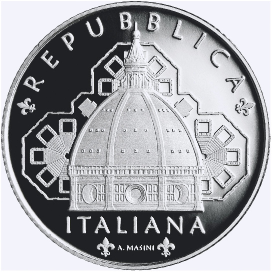 Moneta dedicata al Duomo di Firenze