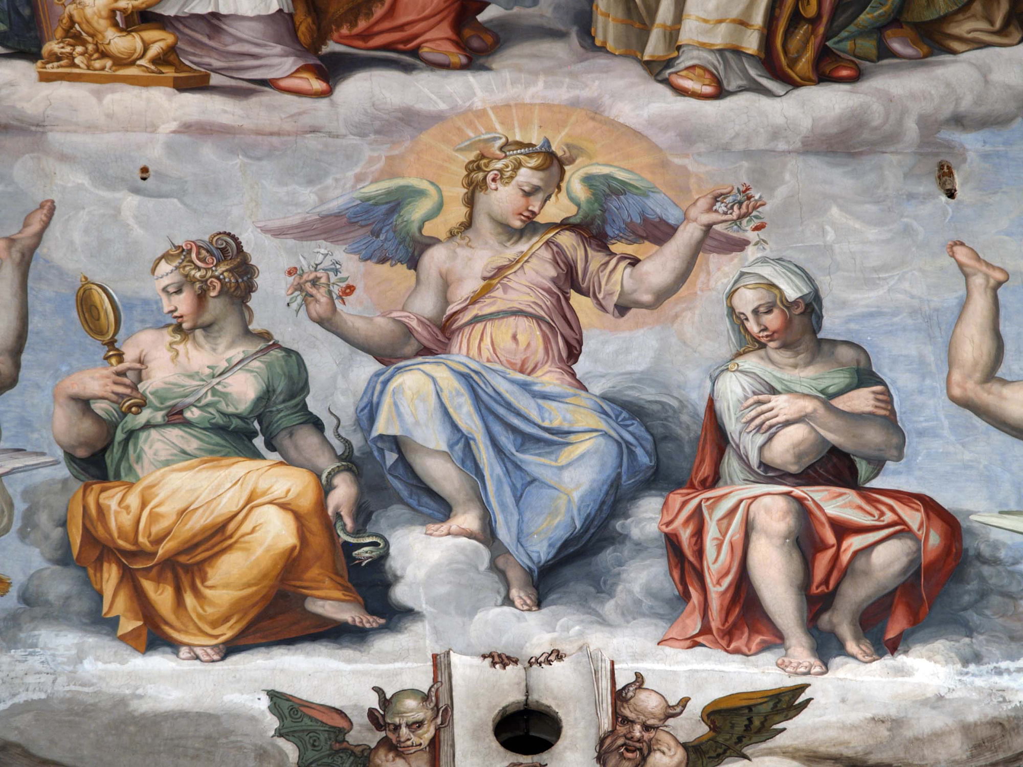 Interno della Cupola di Brunelleschi, affreschi