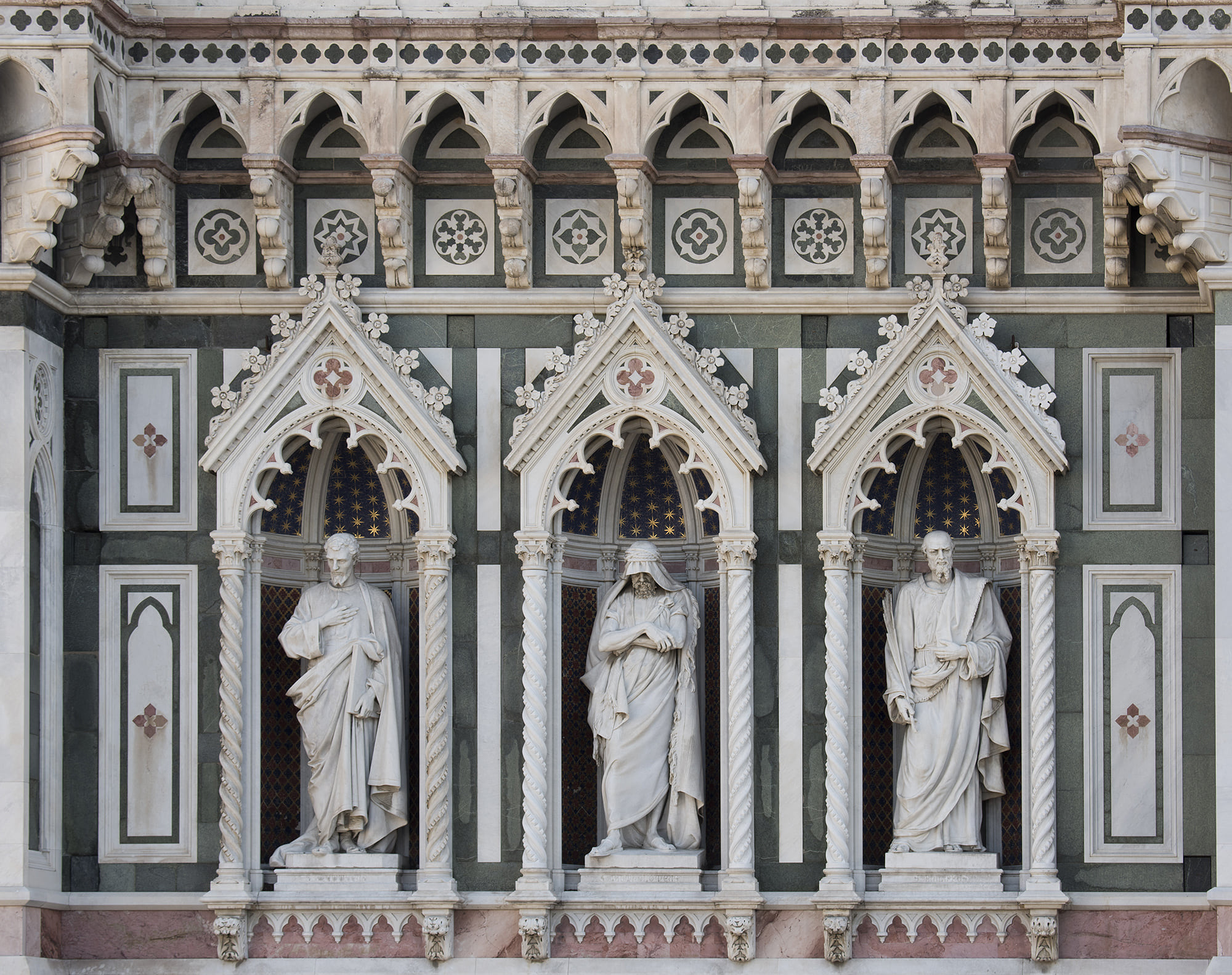 Dettaglio della facciata, Duomo di Firenze