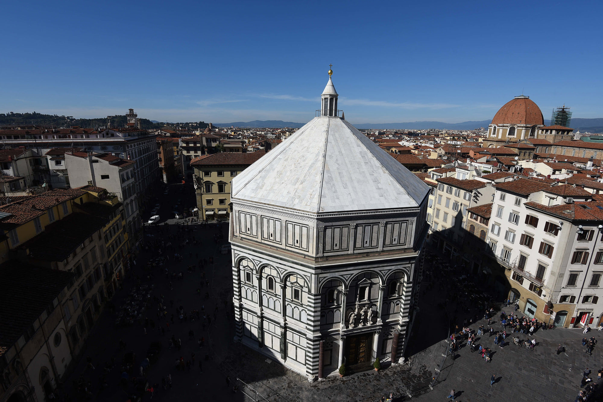 Baptistery, top view