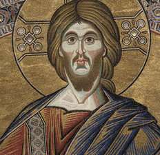 Baptistery mosaics, detail of the Christ the Judge