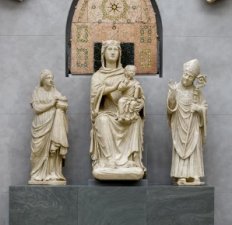 Arnolfo di Cambio, Madonna con gli occhi di vetro con San Zanobi e Santa Reparata_AQN1636