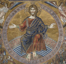 Baptistery mosaics, Last Judgment - Christ the Judge