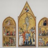 Giovanni del Biondo (attr.), Trittico di San Sebastiano