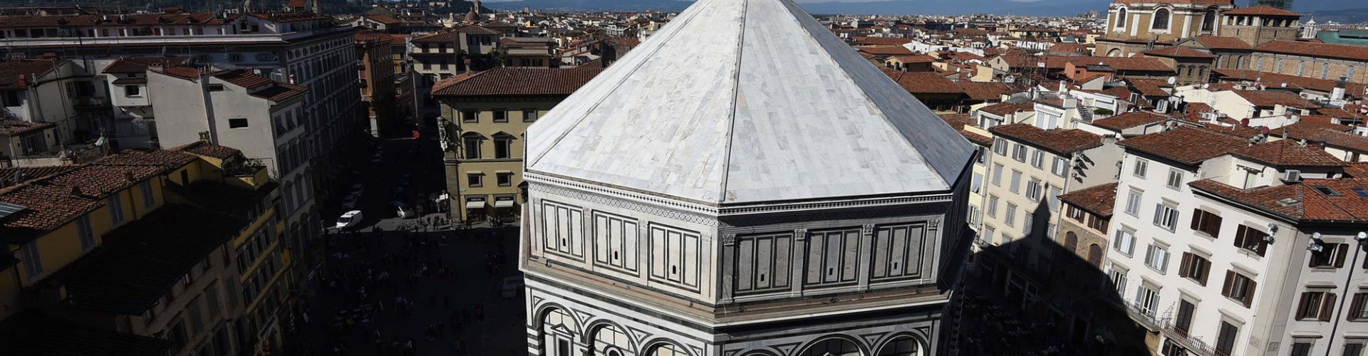 Battistero, vista dall'alto