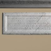 Antica iscrizione dal Battistero