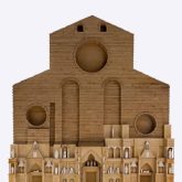 Modello della facciata medievale della Cattedrale