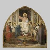 Nicolò Barabino, Cristo in trono con la Madonna e santi